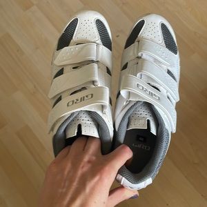 White Giro Bike Shoes - size 40